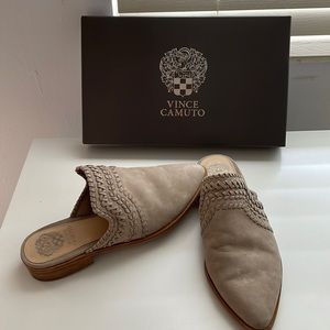 Vince Camuto flat mules comfortable and casual